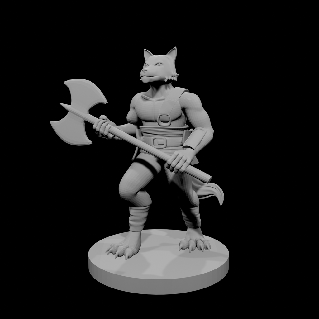 Kitsune Barbarian