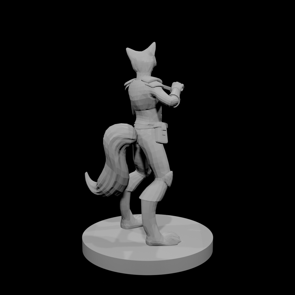 Kitsune Bard with Violin