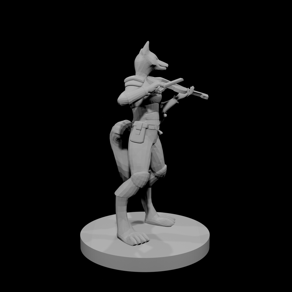 Kitsune Bard with Violin