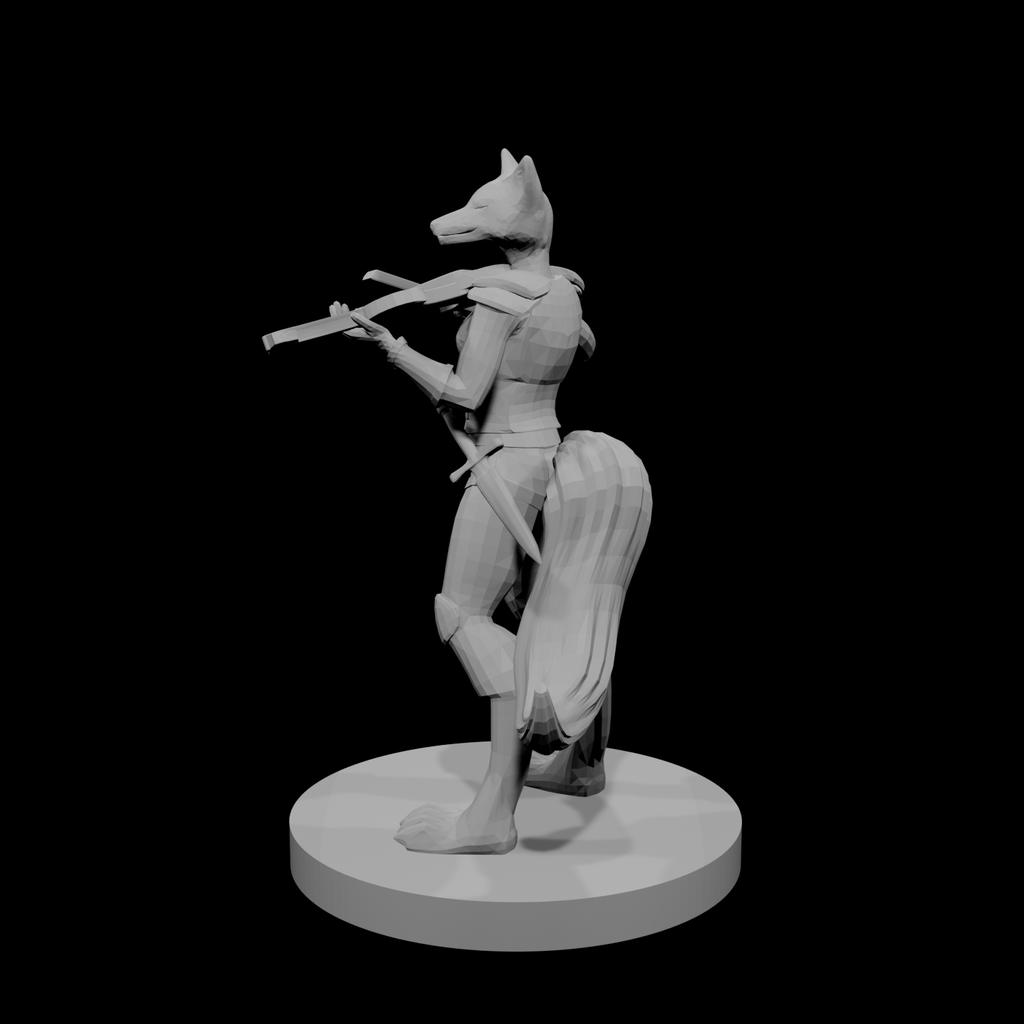 Kitsune Bard with Violin