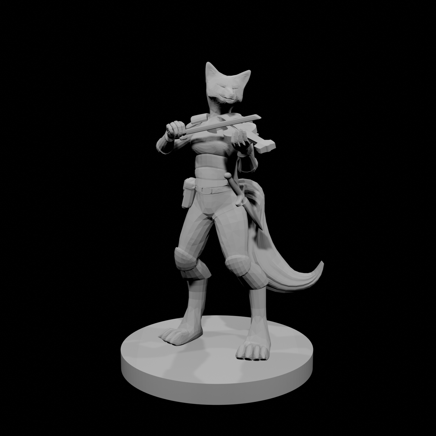 Kitsune Bard with Violin