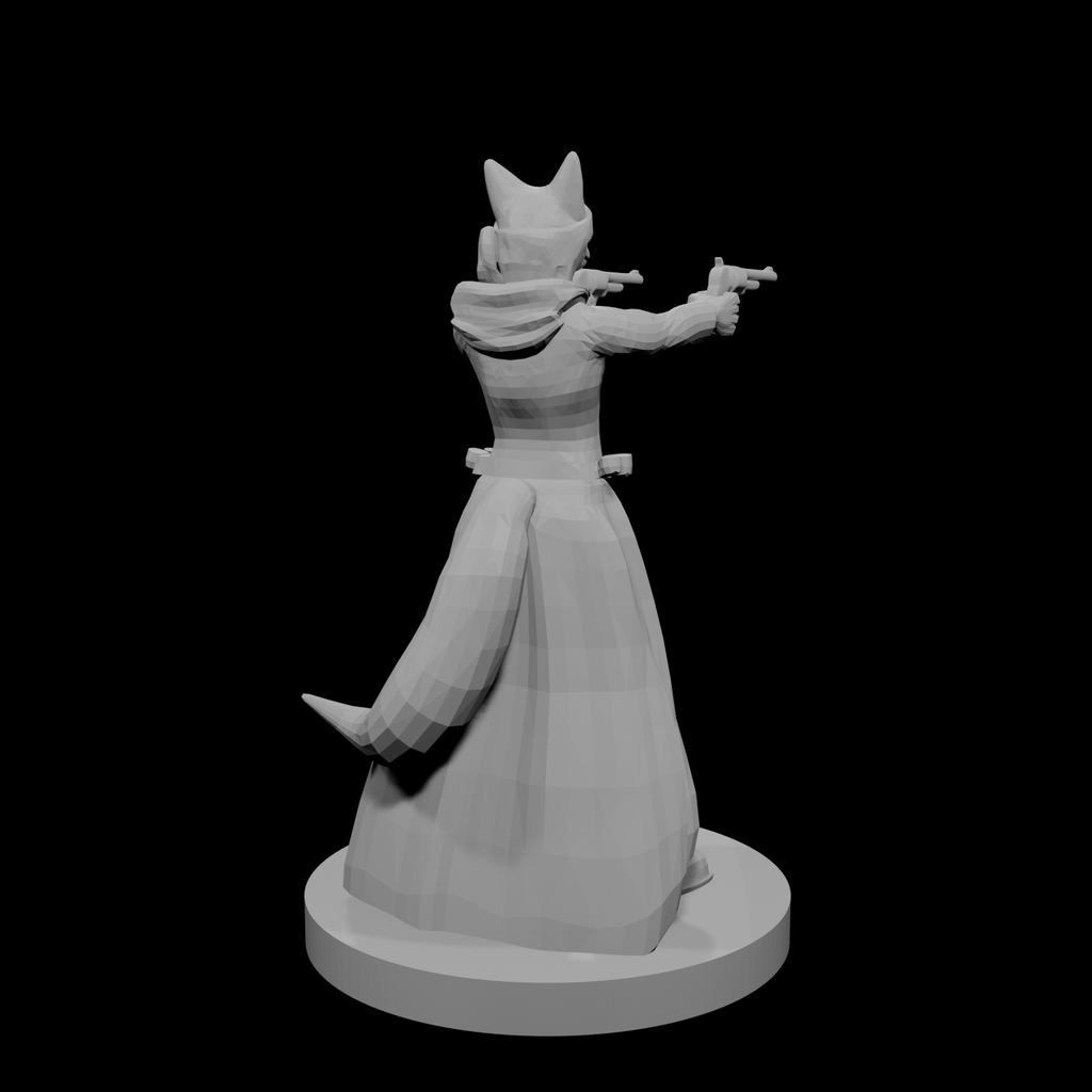 Kitsune Gunslinger two Pistols Female