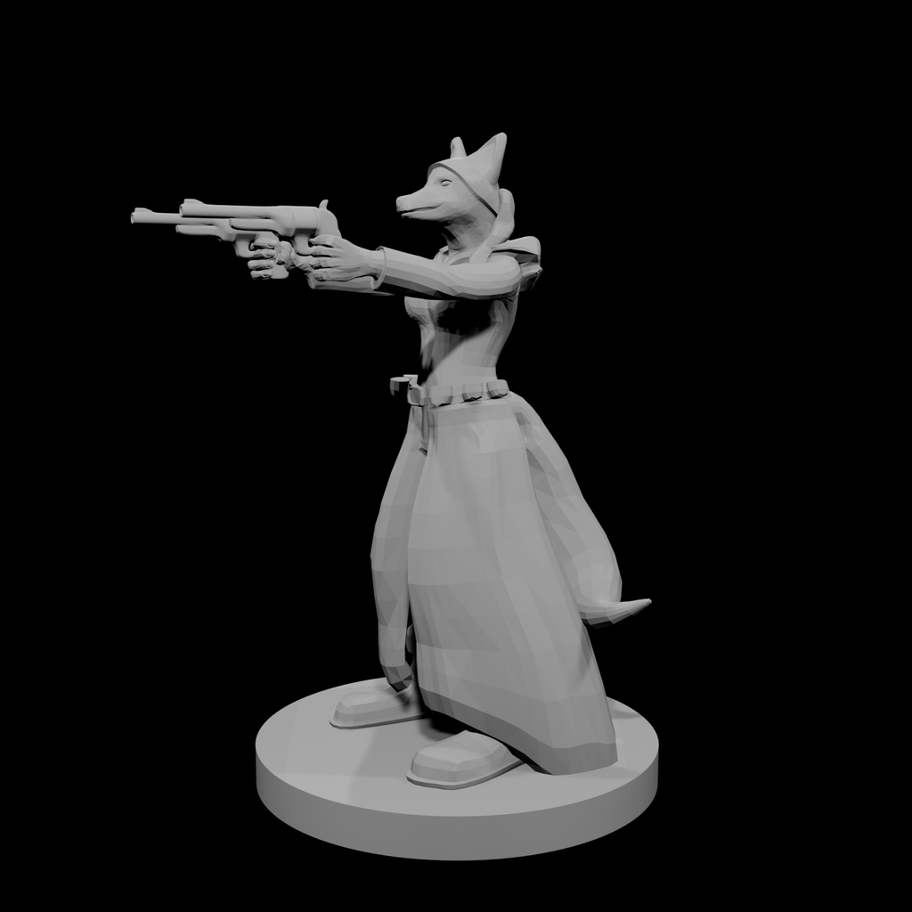 Kitsune Gunslinger two Pistols Female