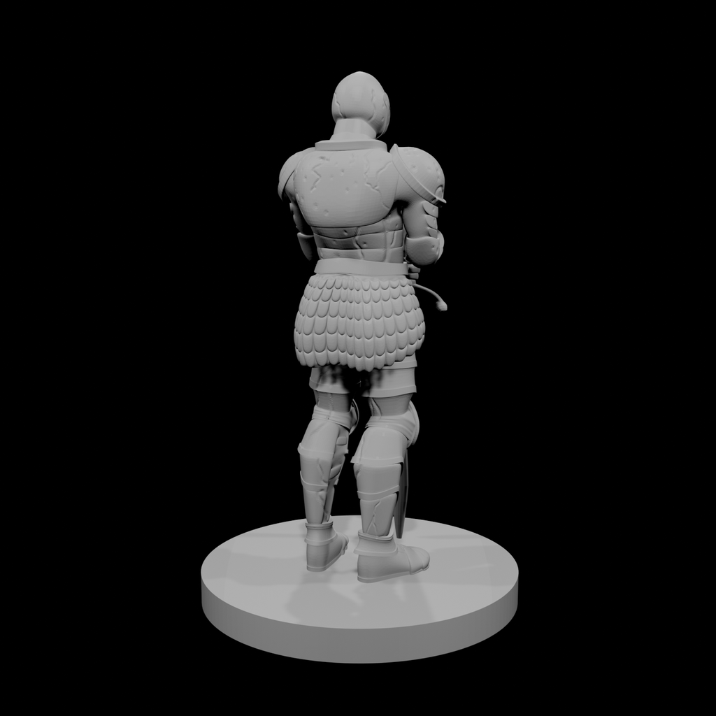 Knight Statue stone