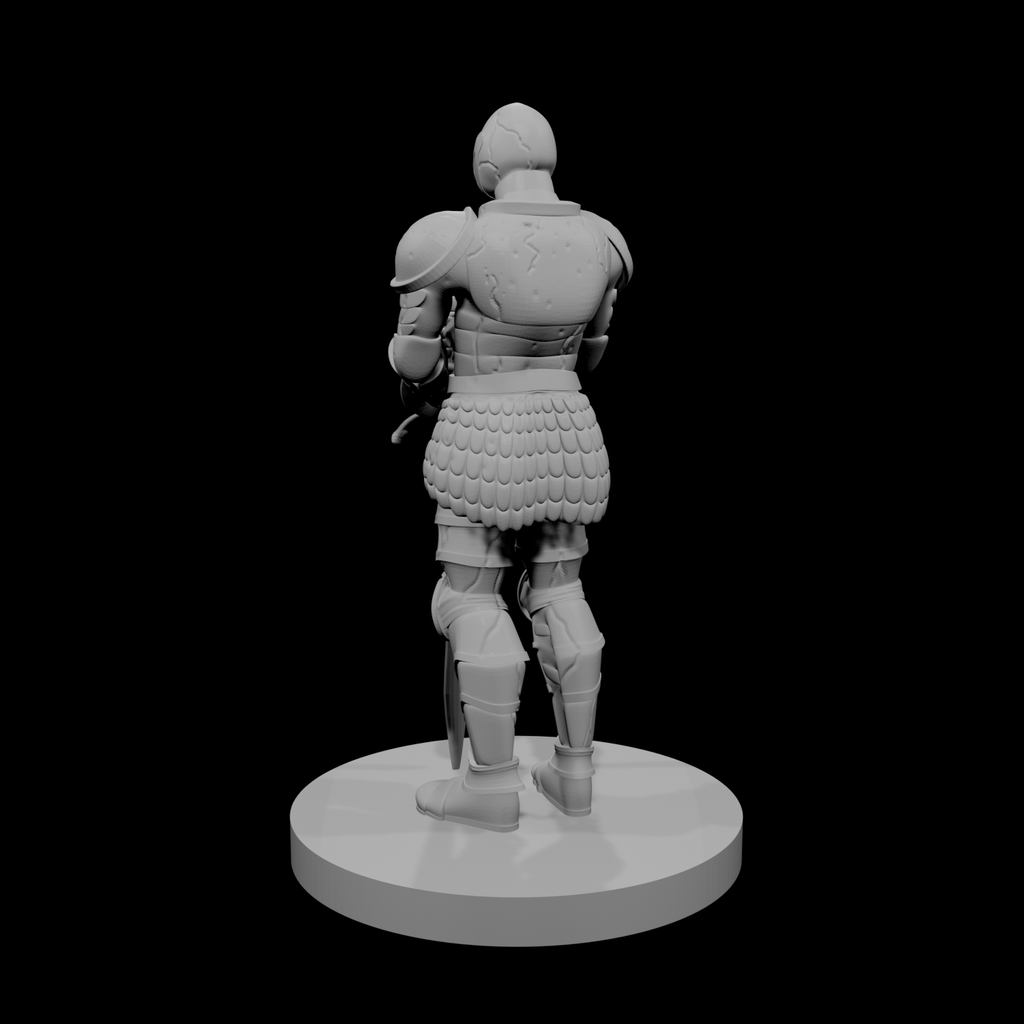 Knight Statue stone