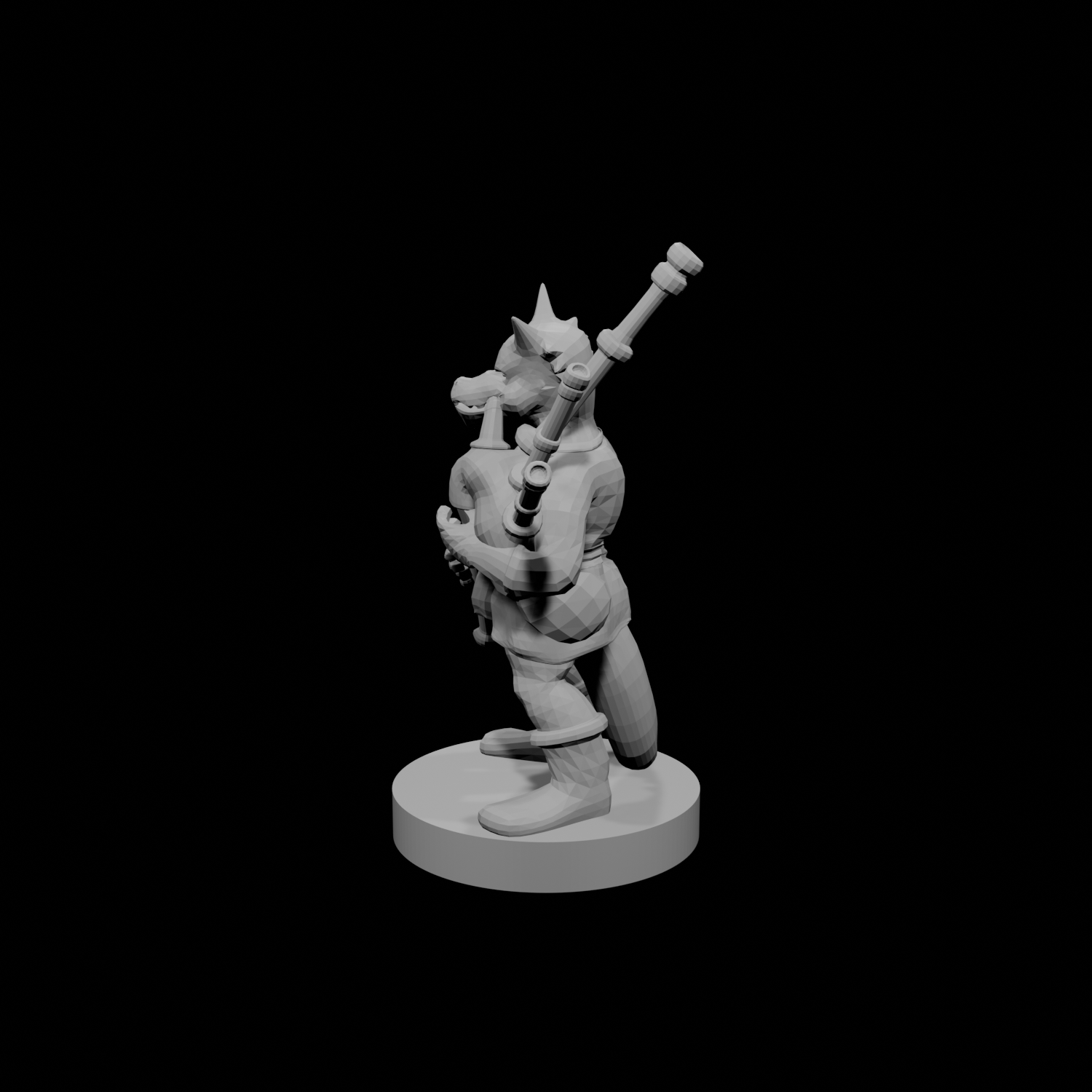 Kobold Bard with Bagpipes