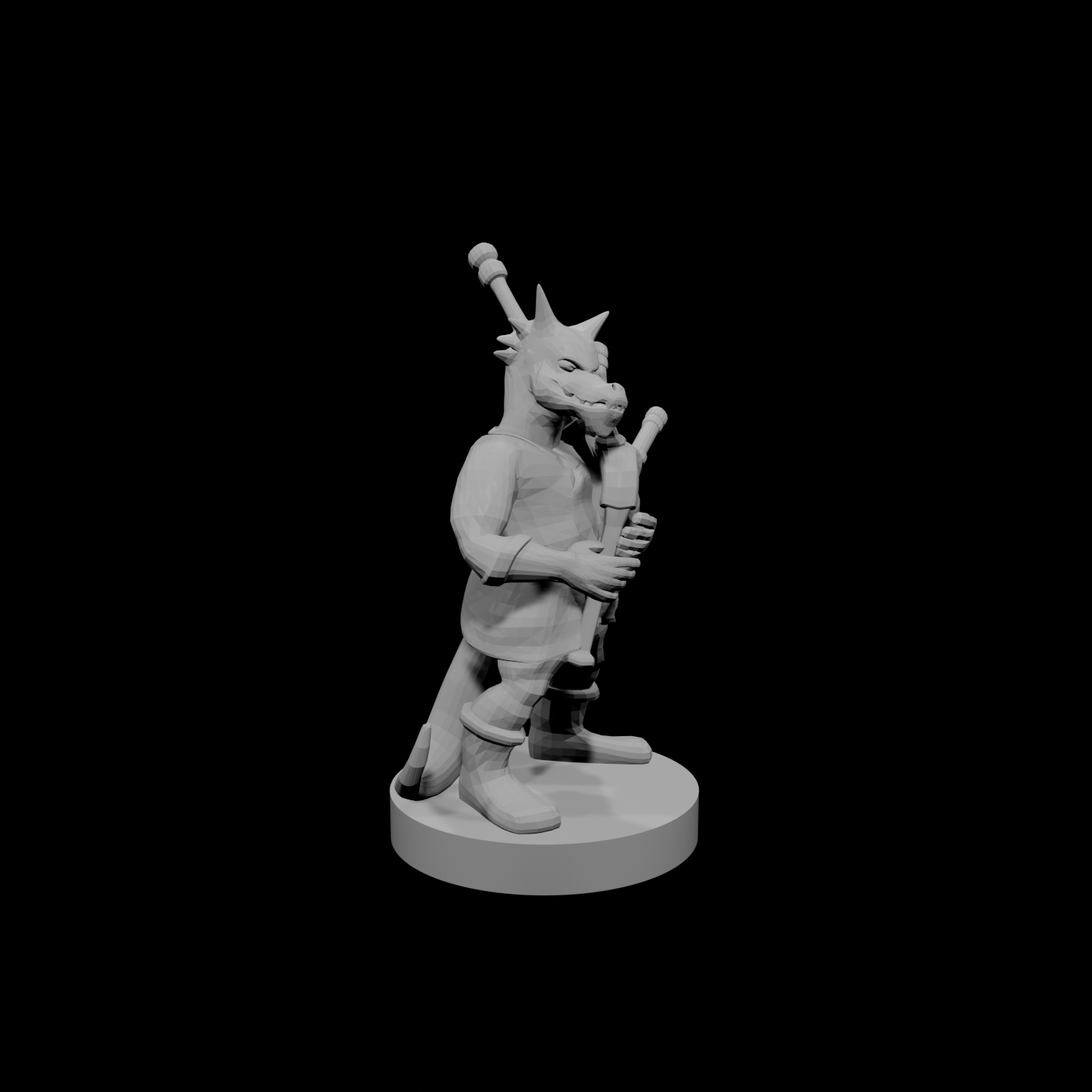 Kobold Bard with Bagpipes
