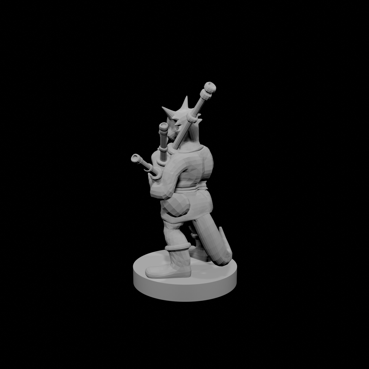 Kobold Bard with Bagpipes