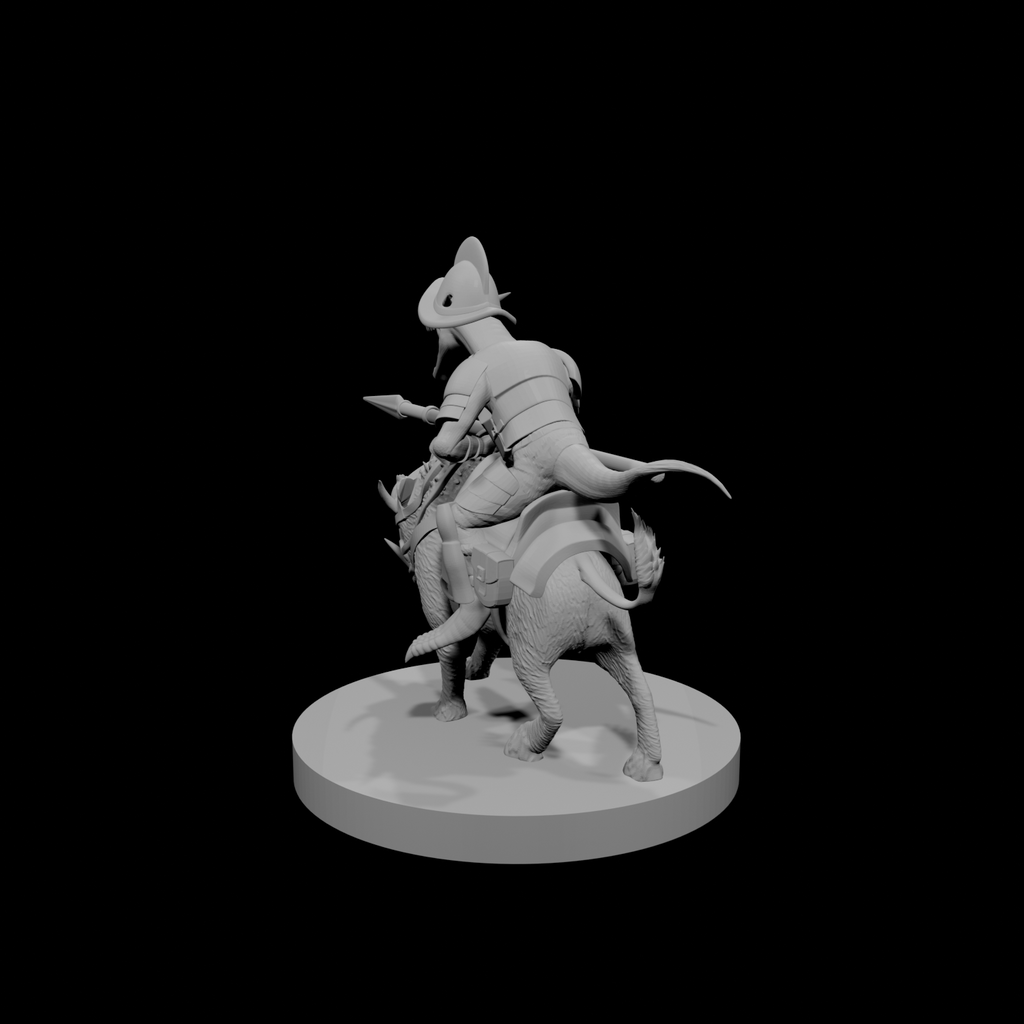 Kobold Paladin on Boar Mount