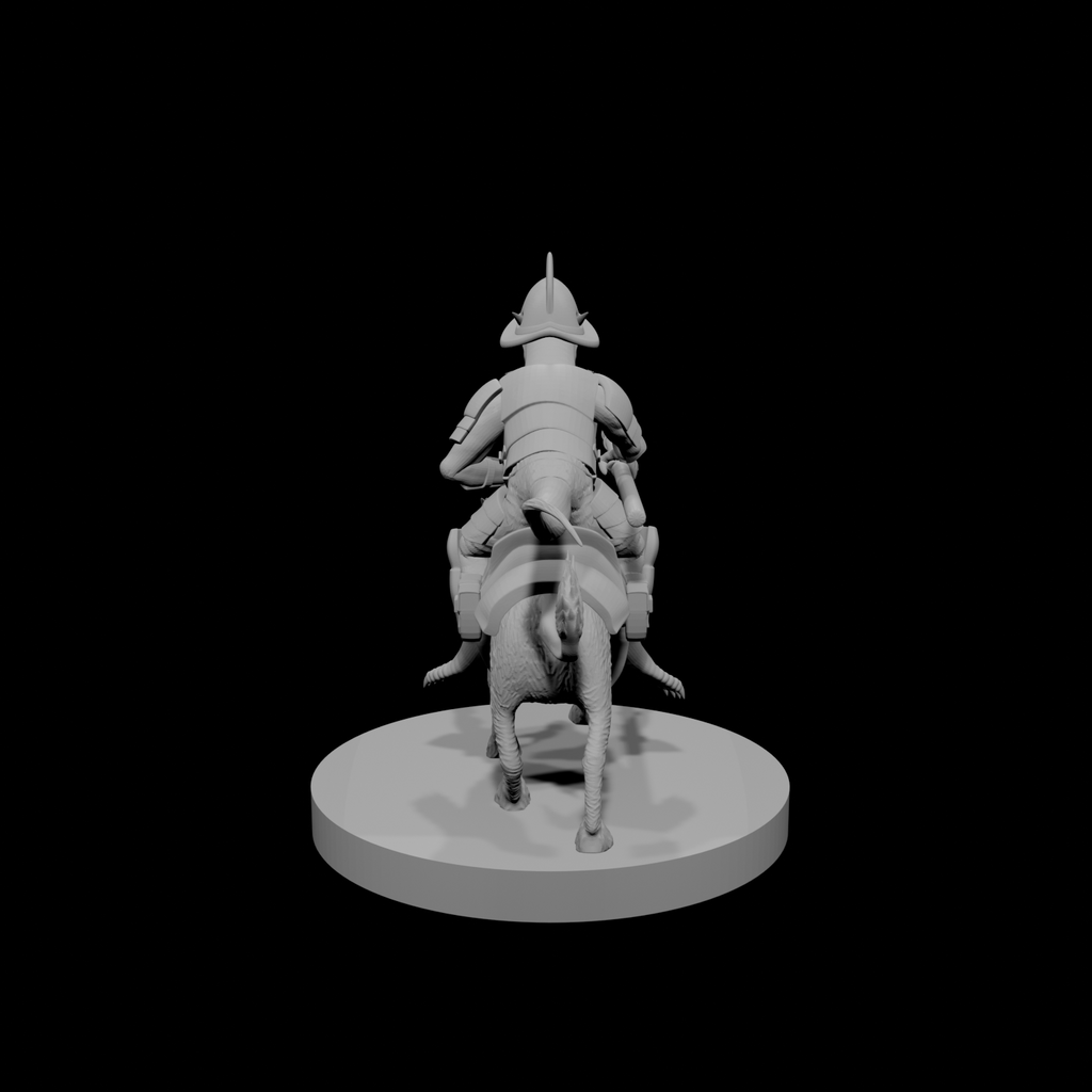 Kobold Paladin on Boar Mount