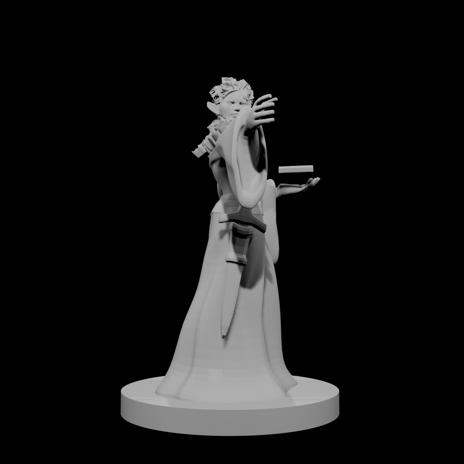 Leafy Elf Female Wizard