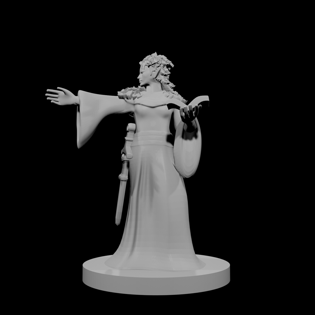 Leafy Elf Female Wizard