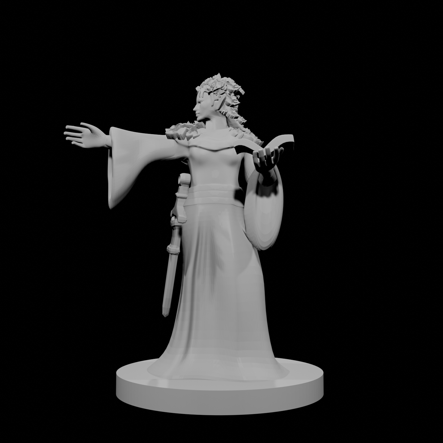 Leafy Elf Female Wizard