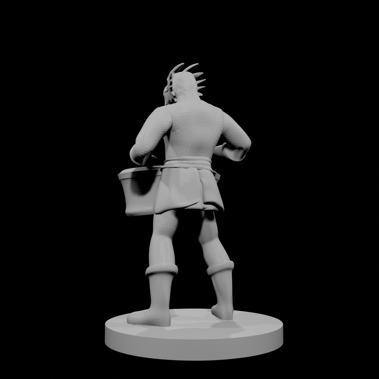Male Dragonborn Baard with Bongos