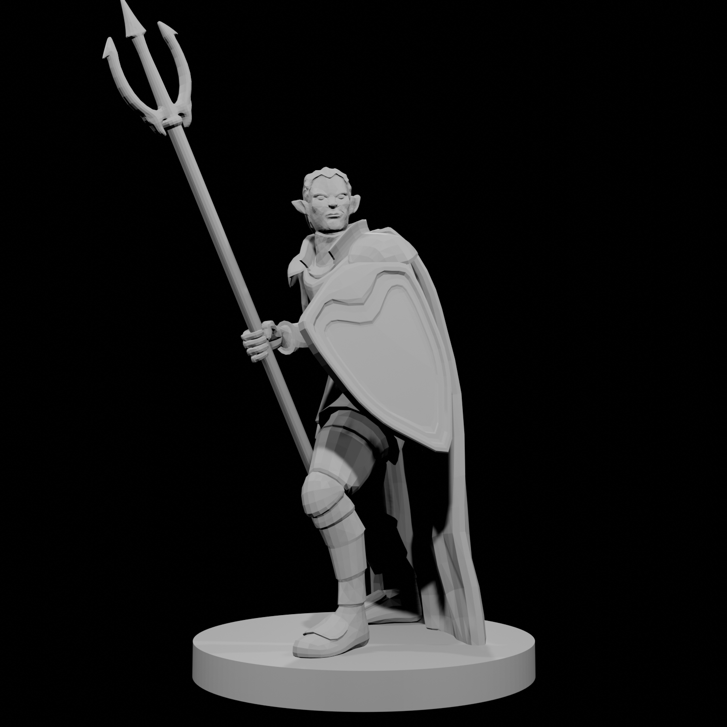 Male  Elven Cleric of Temptest