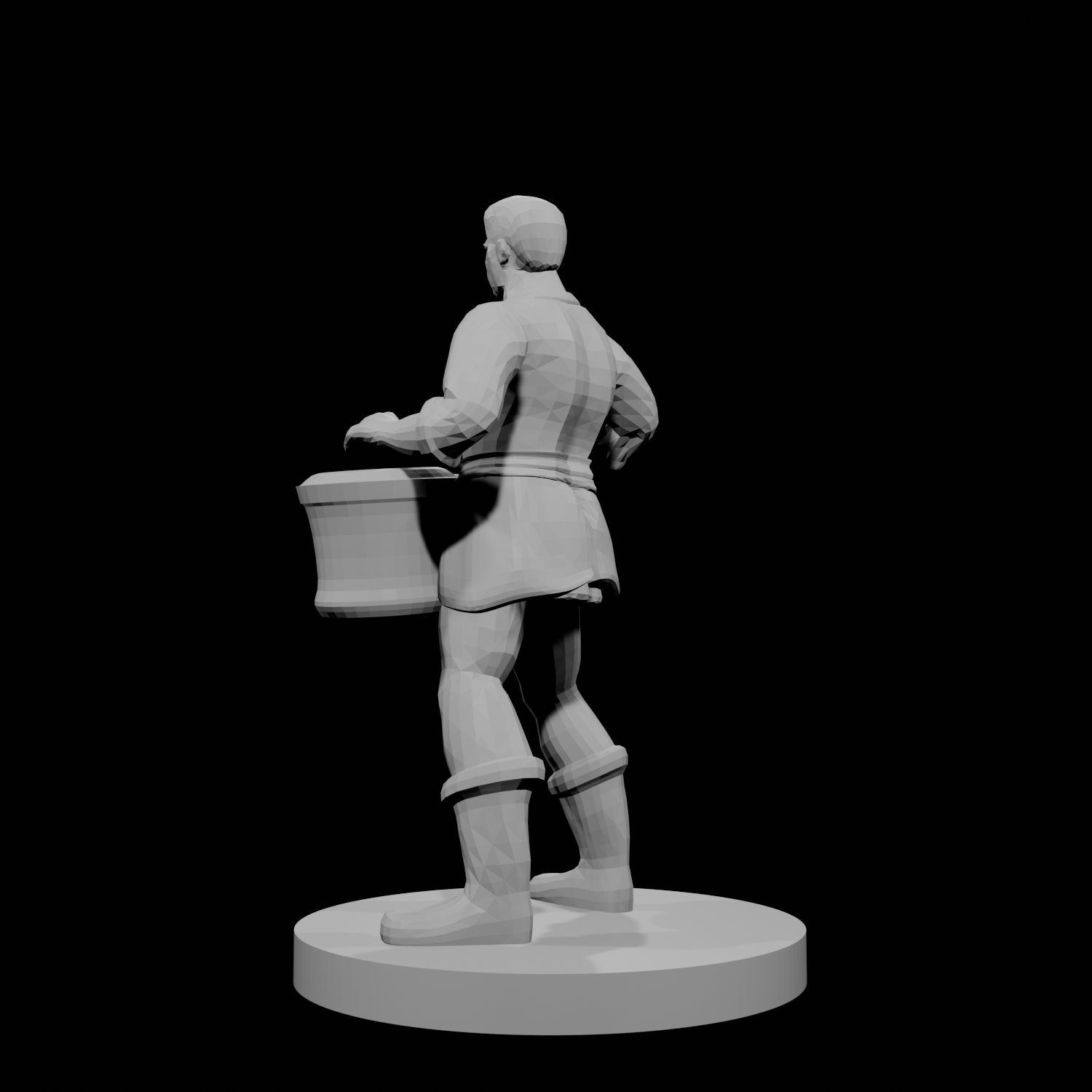Male Human Bard with Bongos