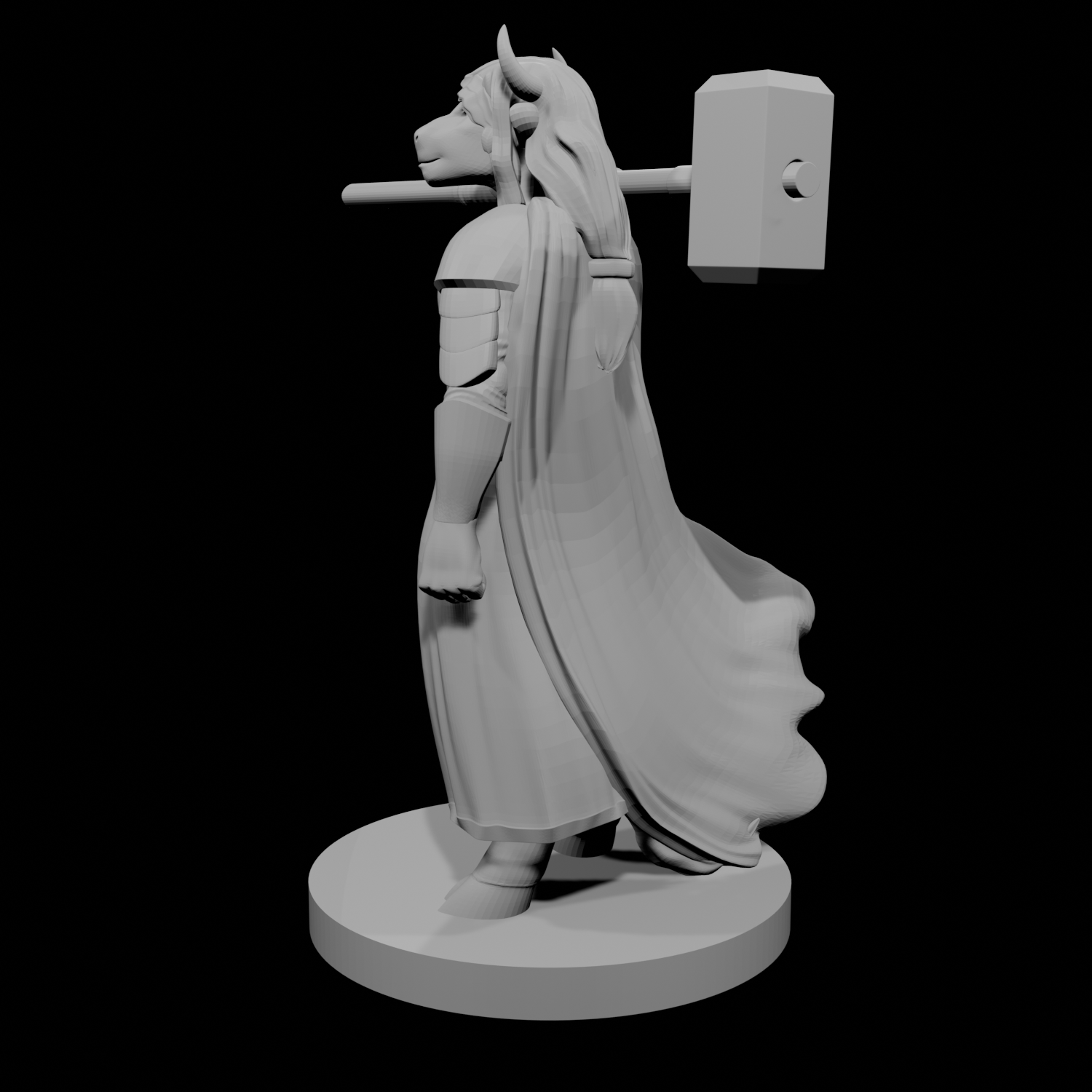 Minotaur Female Cleric