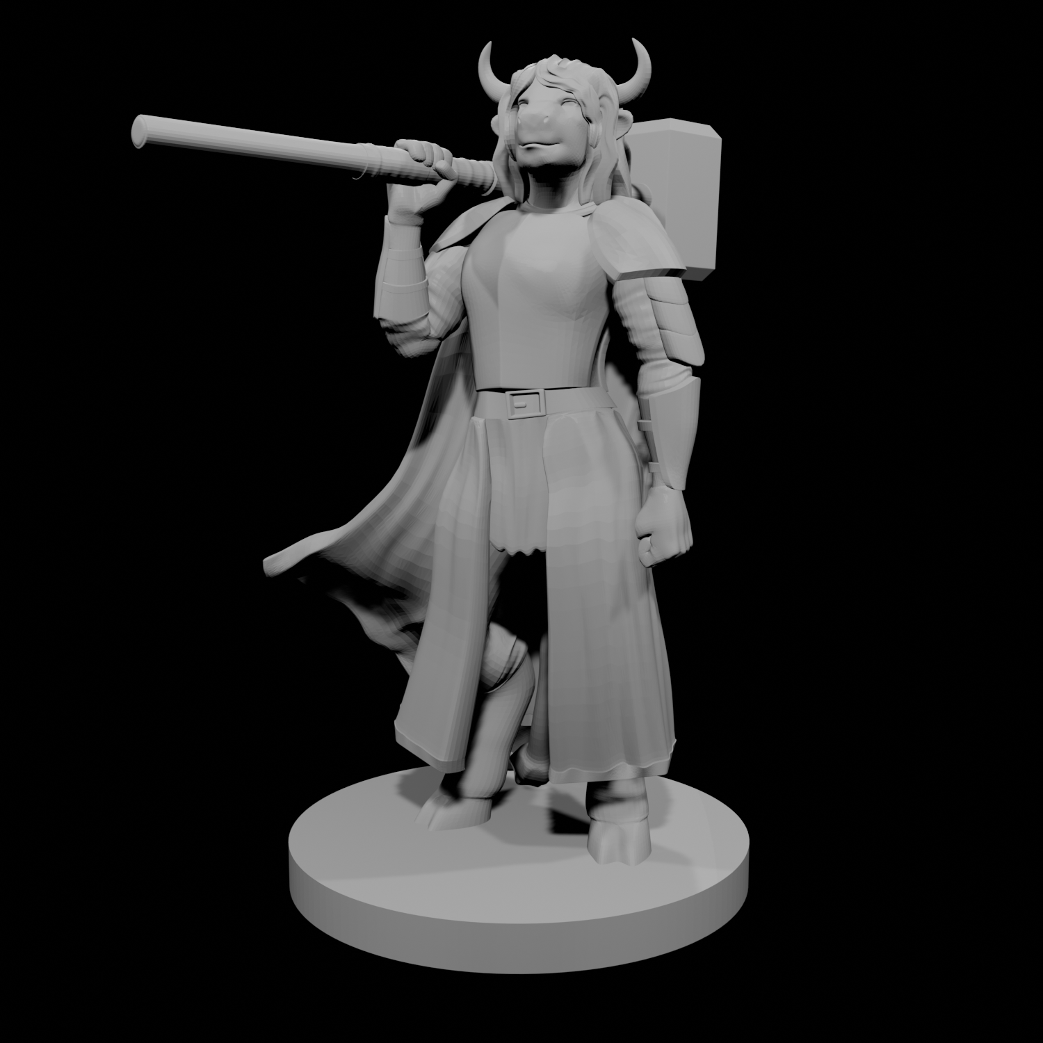 Minotaur Female Cleric