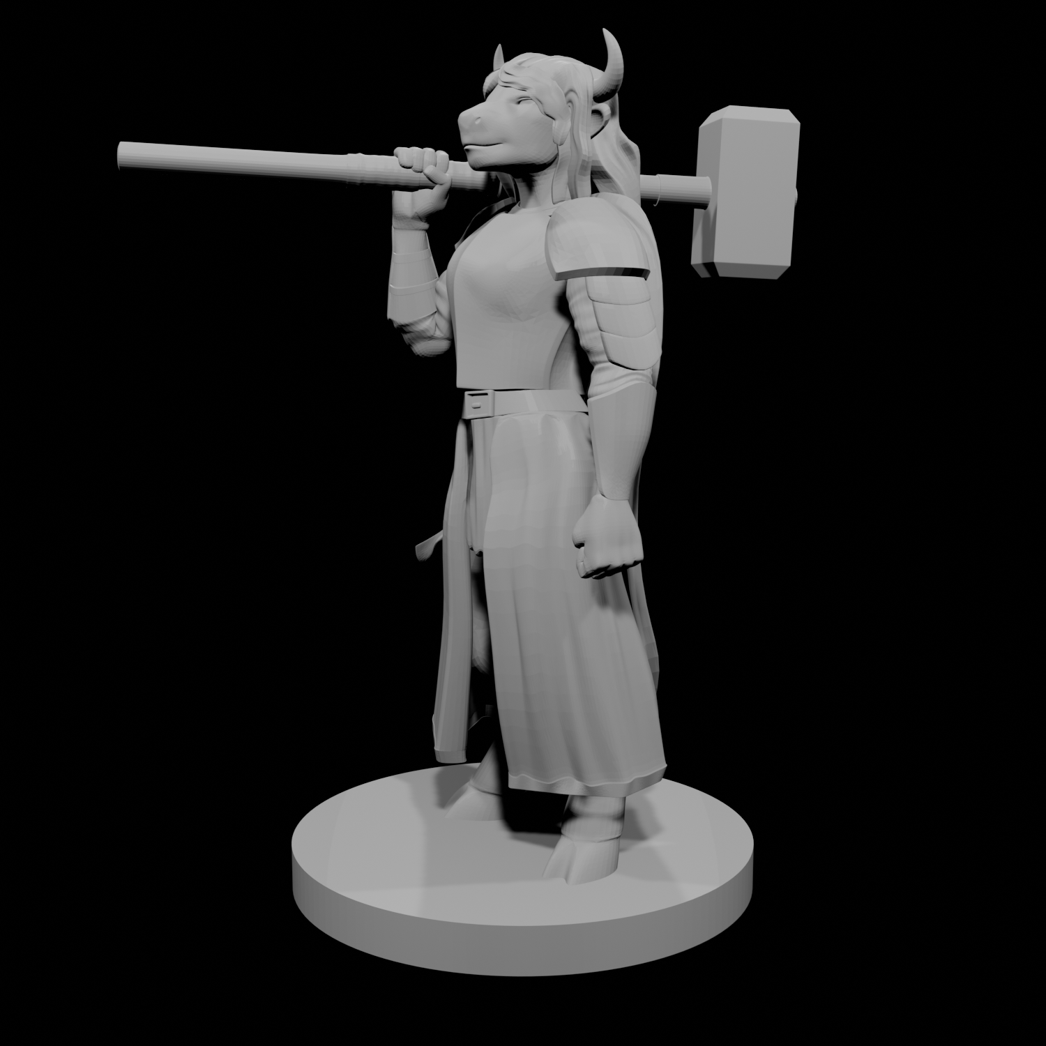 Minotaur Female Cleric