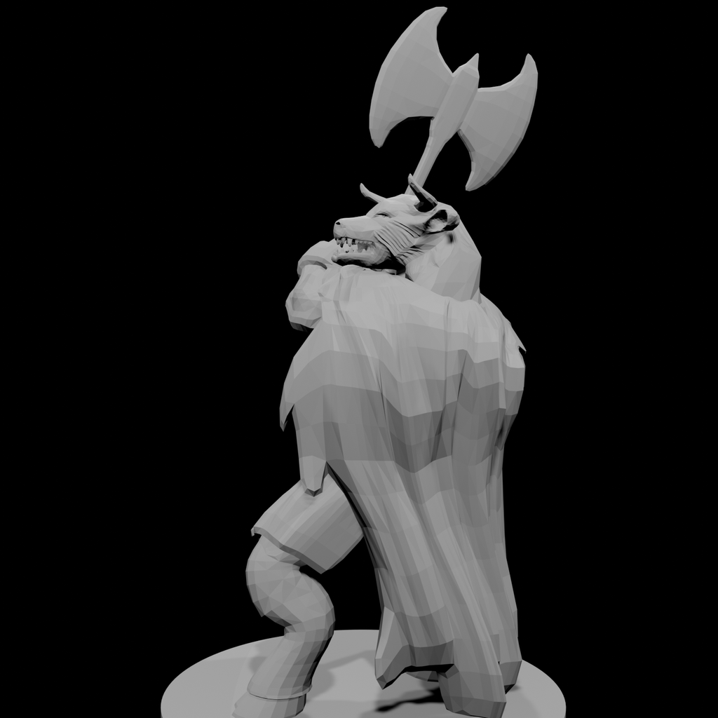 Minotaur Male Barbarian