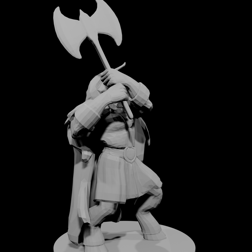 Minotaur Male Barbarian