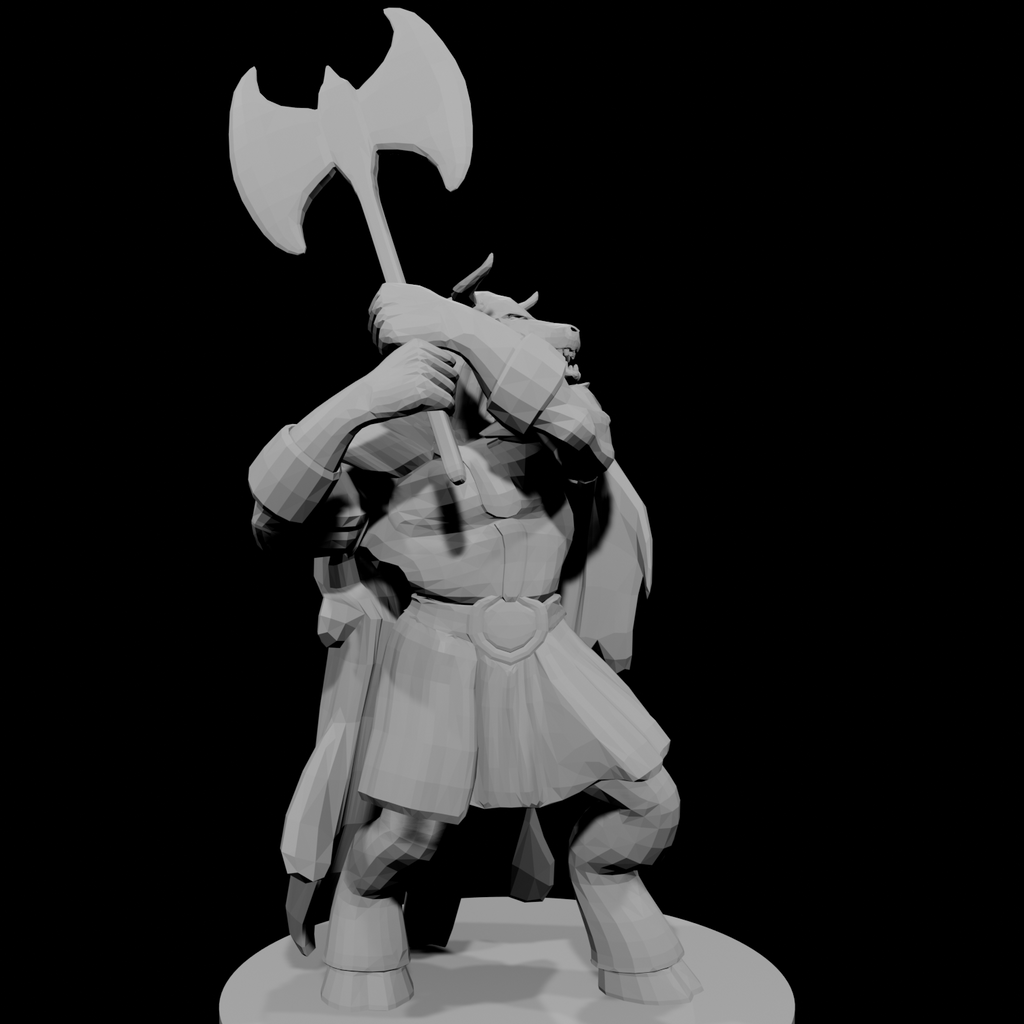 Minotaur Male Barbarian
