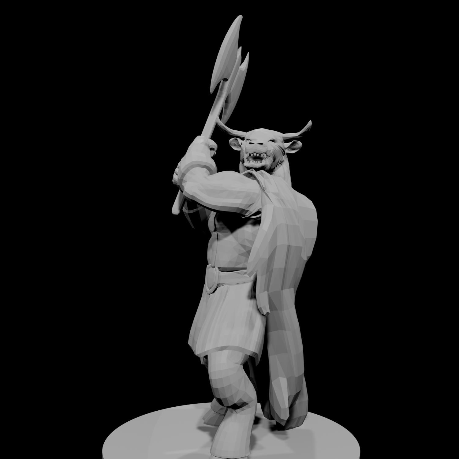 Minotaur Male Barbarian