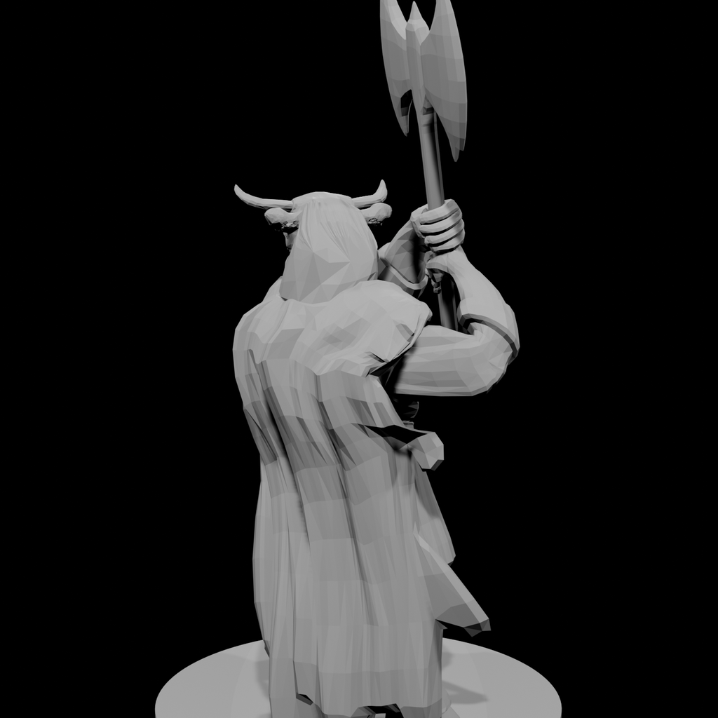 Minotaur Male Barbarian