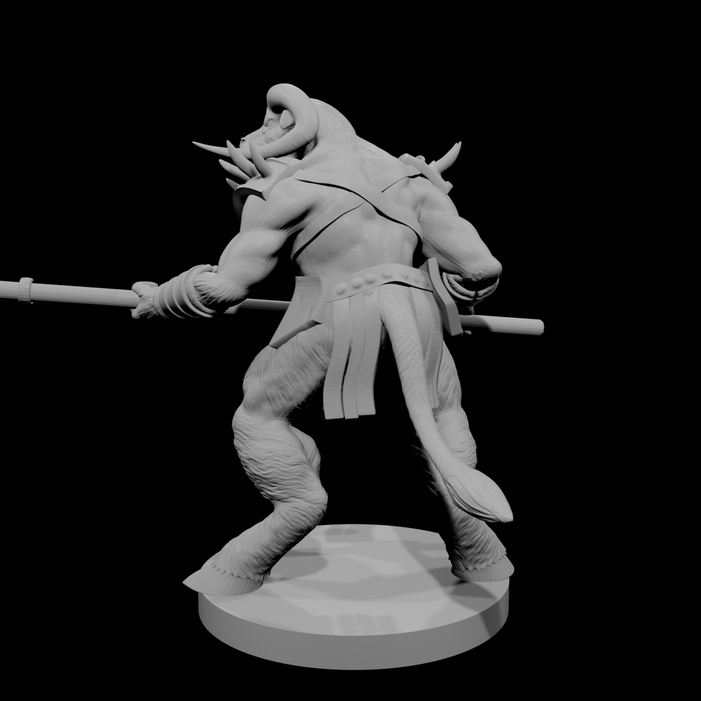 Minotaur Male Barbarian 4