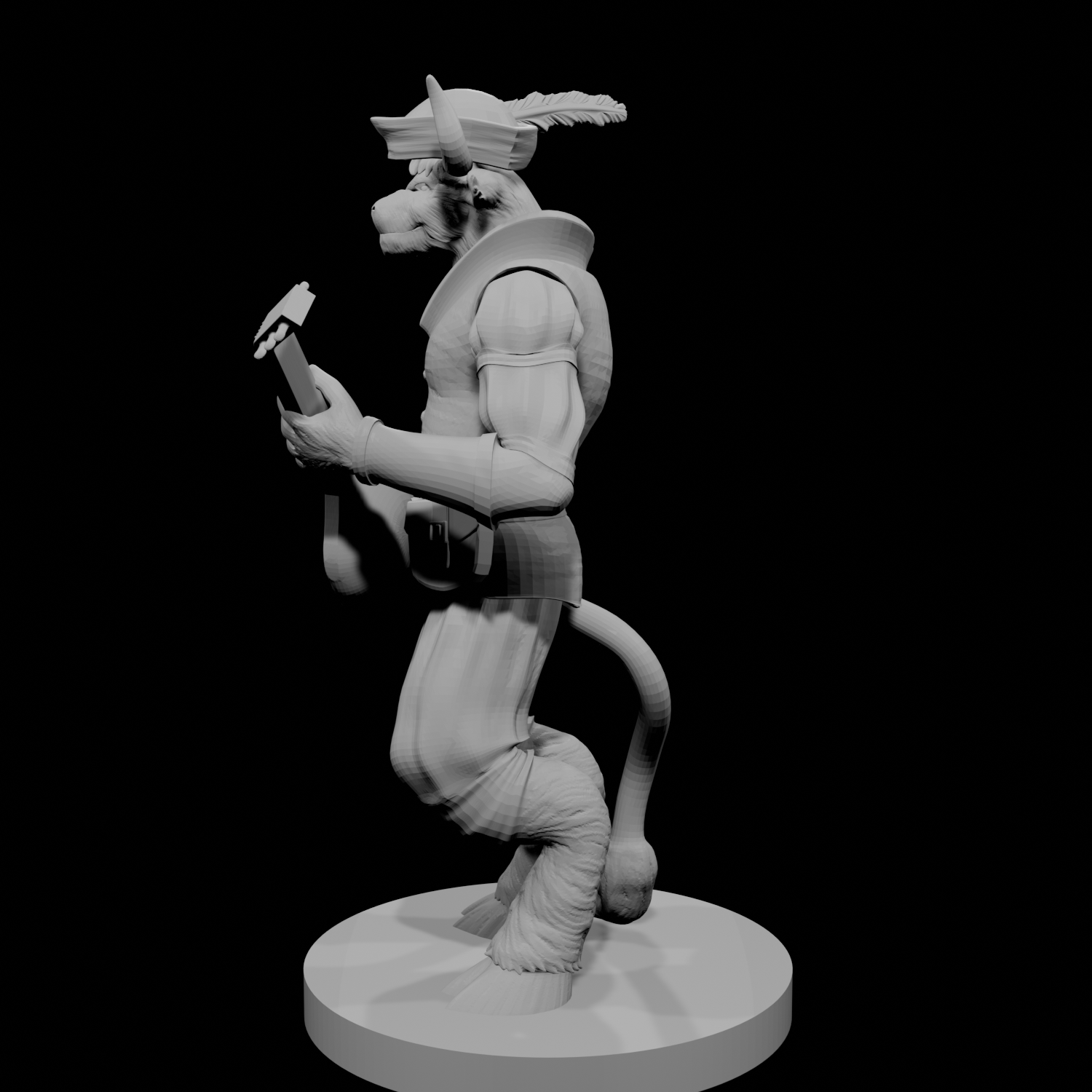 Minotaur Male Bard