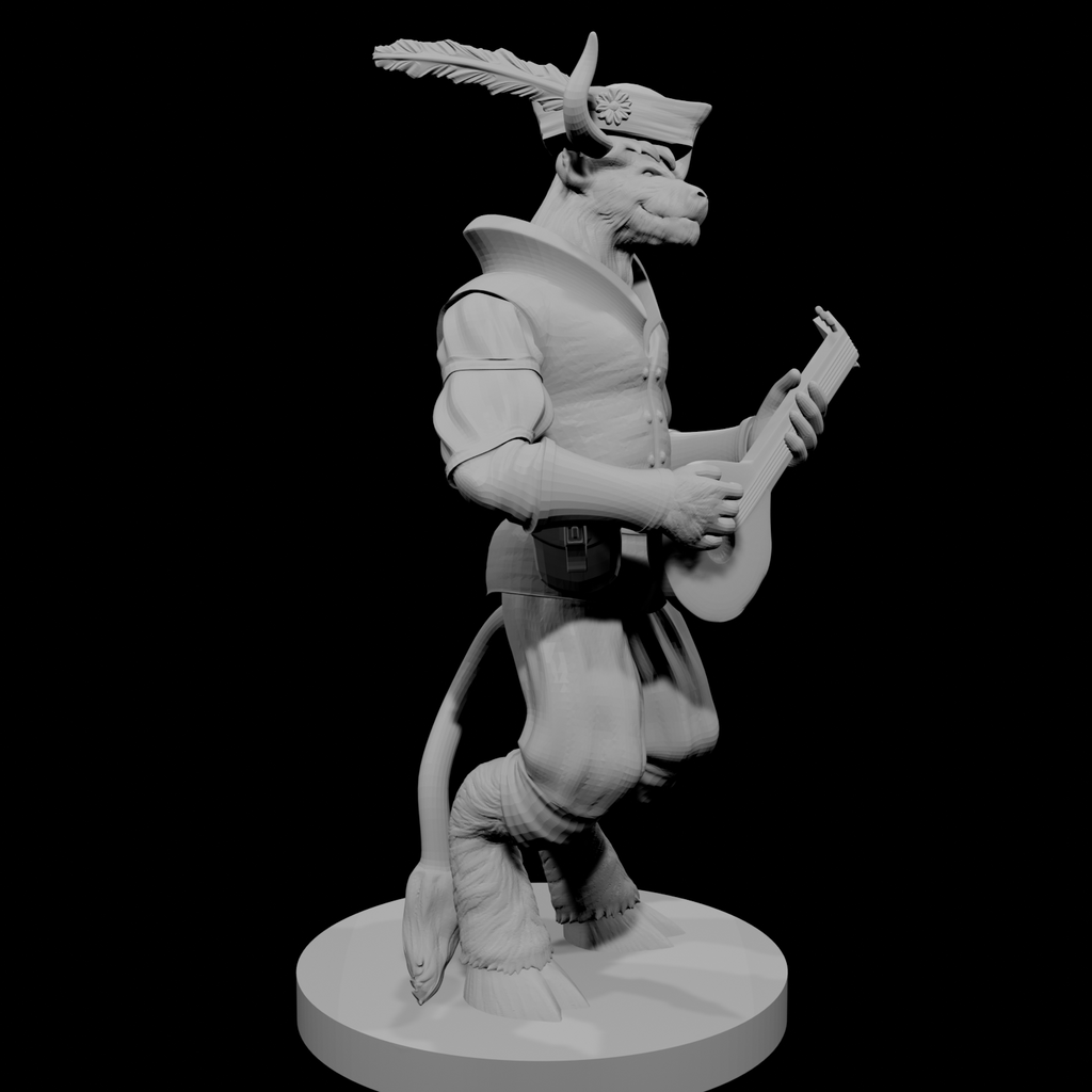 Minotaur Male Bard