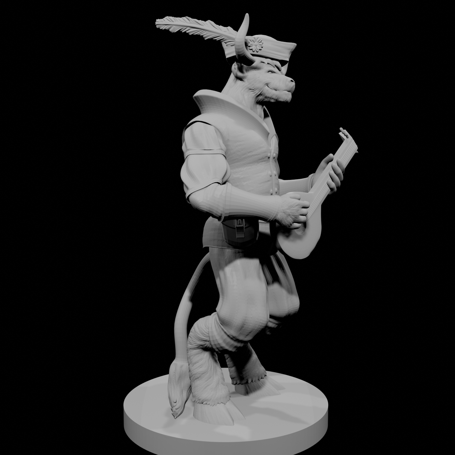 Minotaur Male Bard