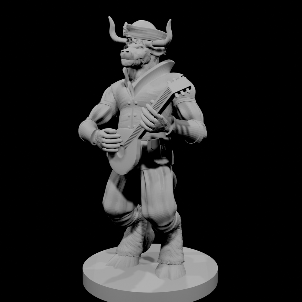 Minotaur Male Bard