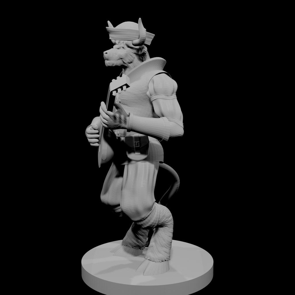 Minotaur Male Bard