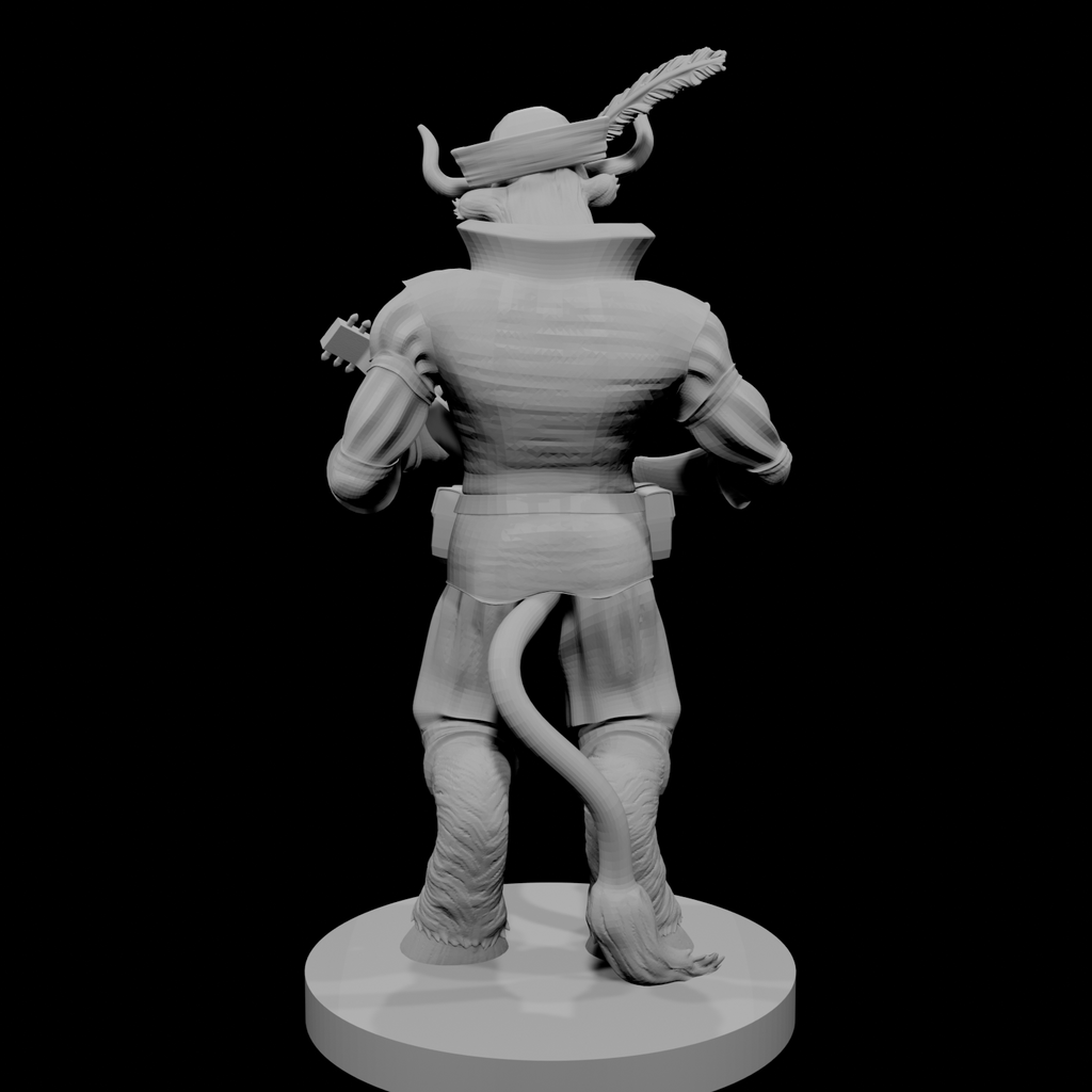 Minotaur Male Bard