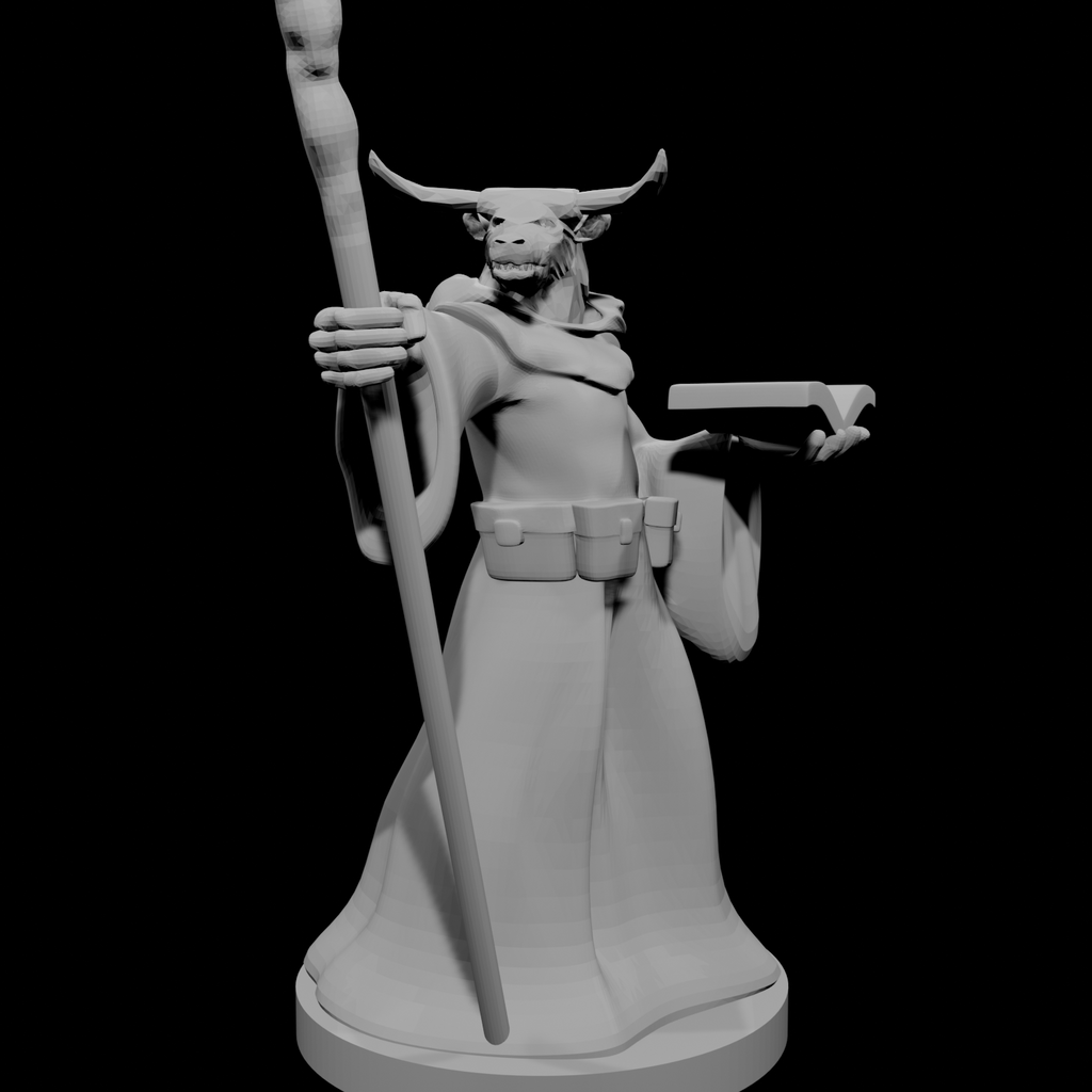 Minotaur Wizard