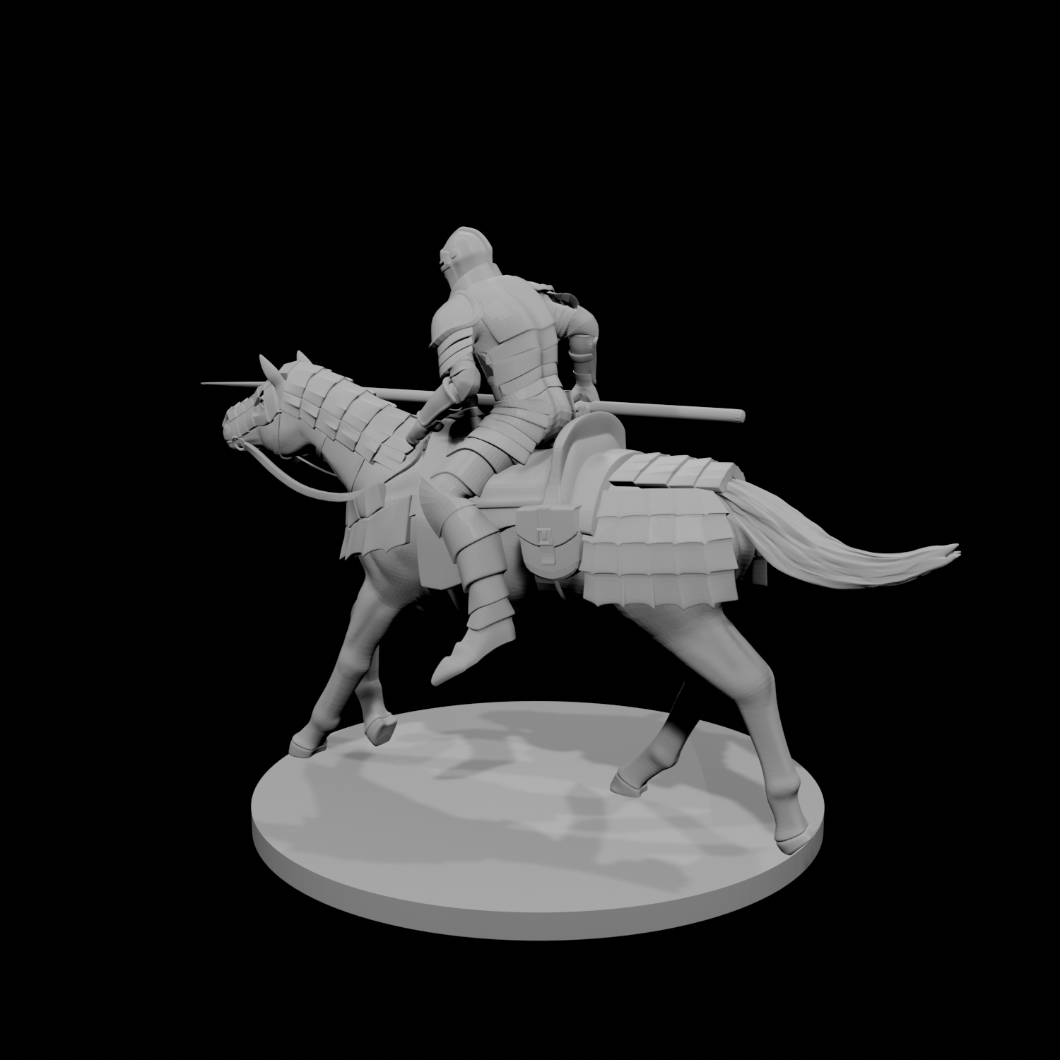 Chevalier monté