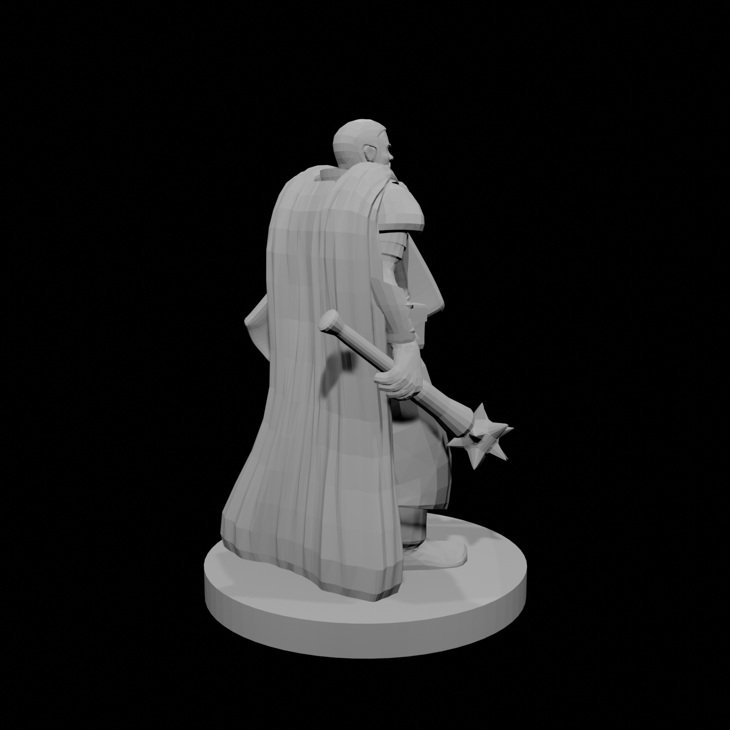 Noble Cleric Mace and Shield