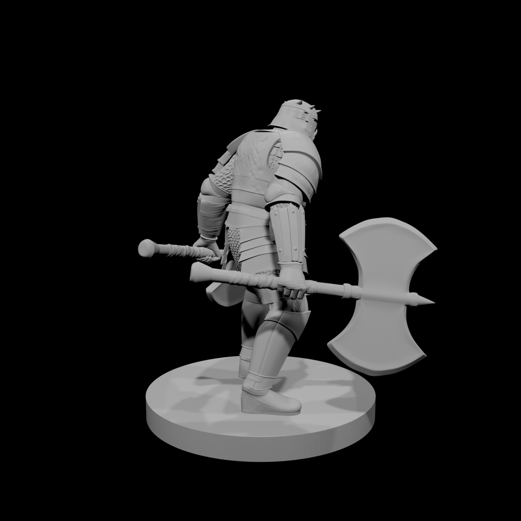 Orc Fighter 2 with  two greataxes