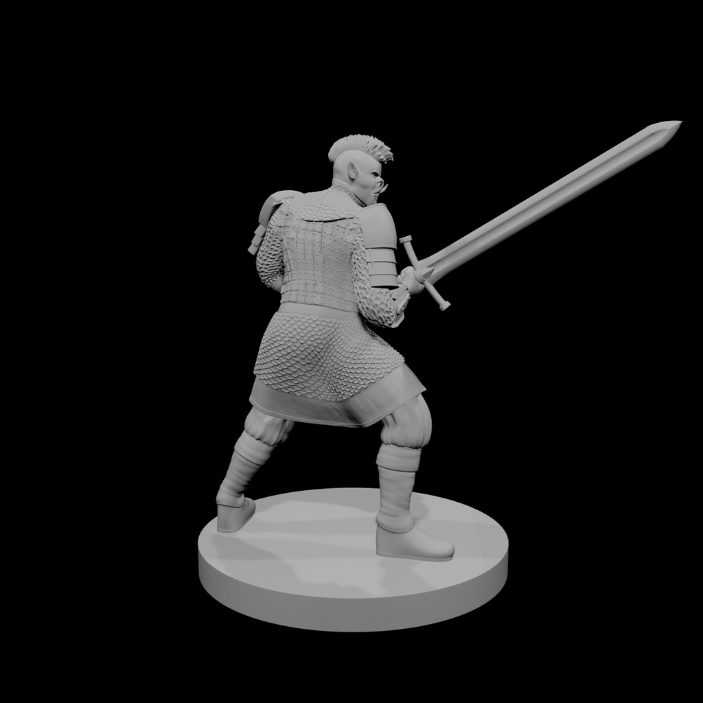 Orc Fighter with greatsword