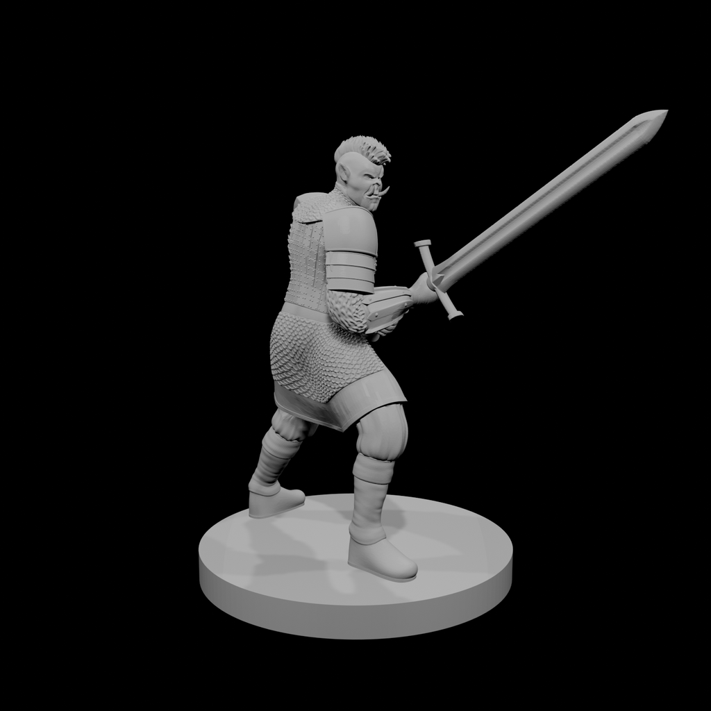Orc Fighter with greatsword