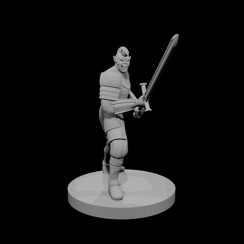 Orc Fighter with greatsword