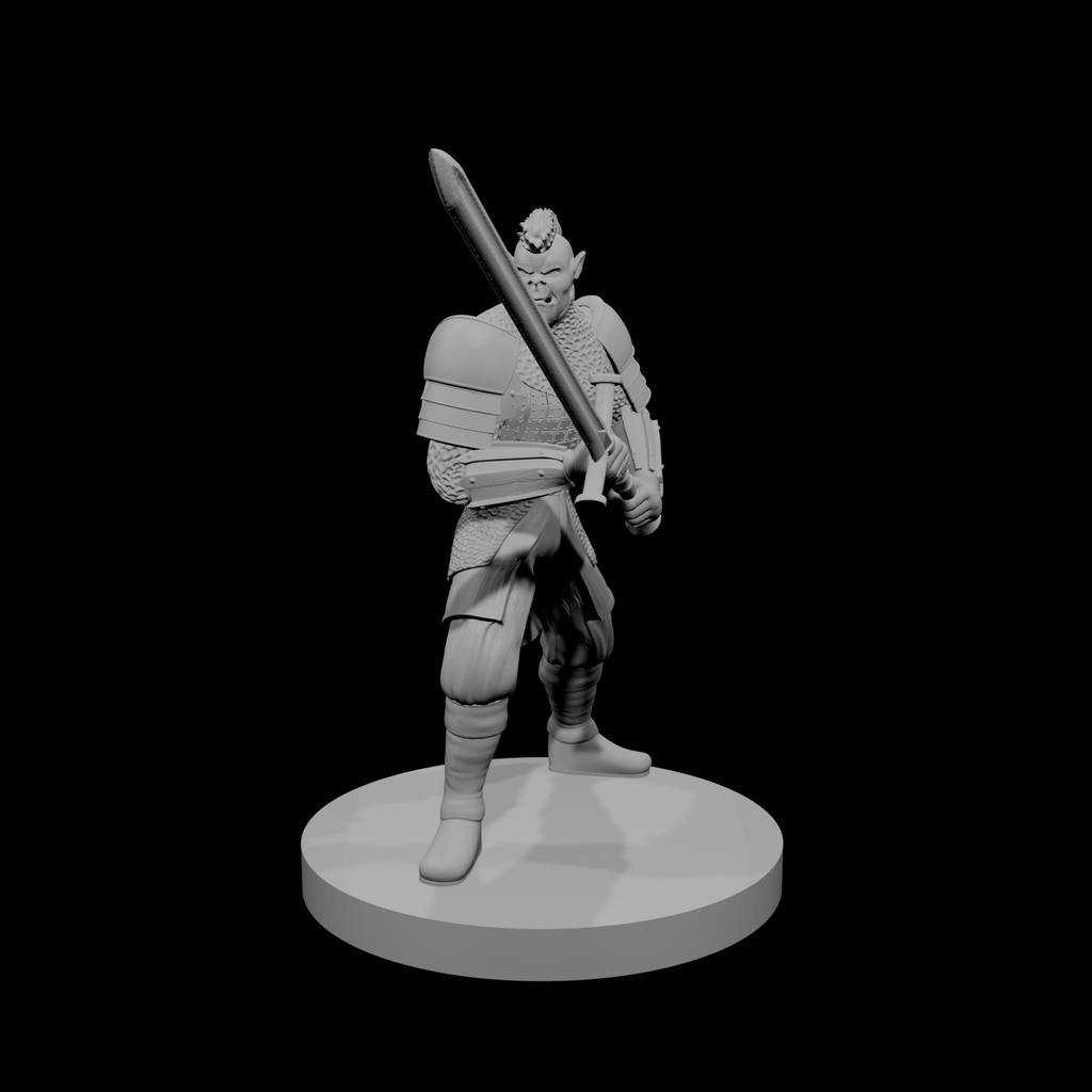 Orc Fighter with greatsword