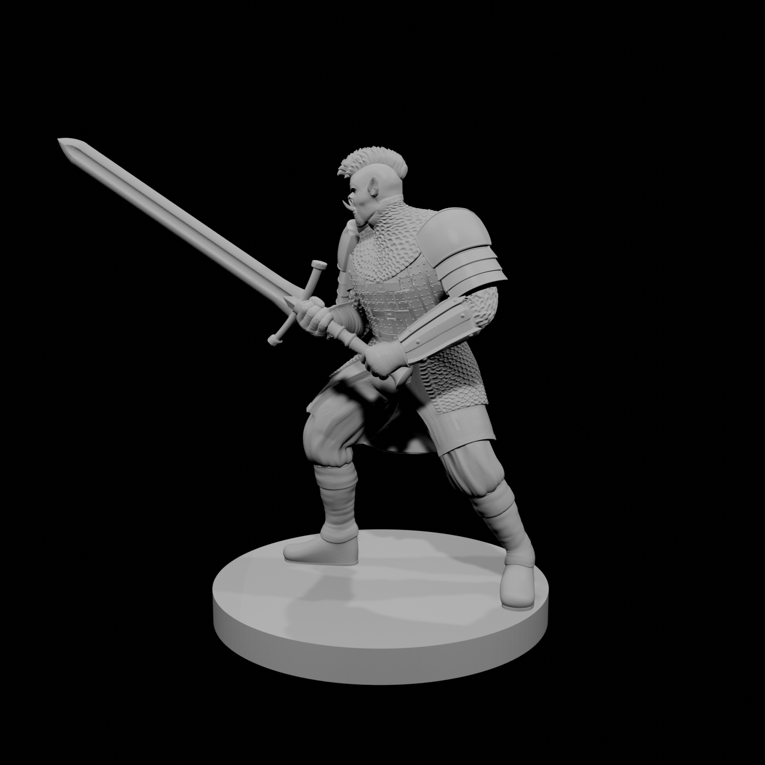 Orc Fighter with greatsword