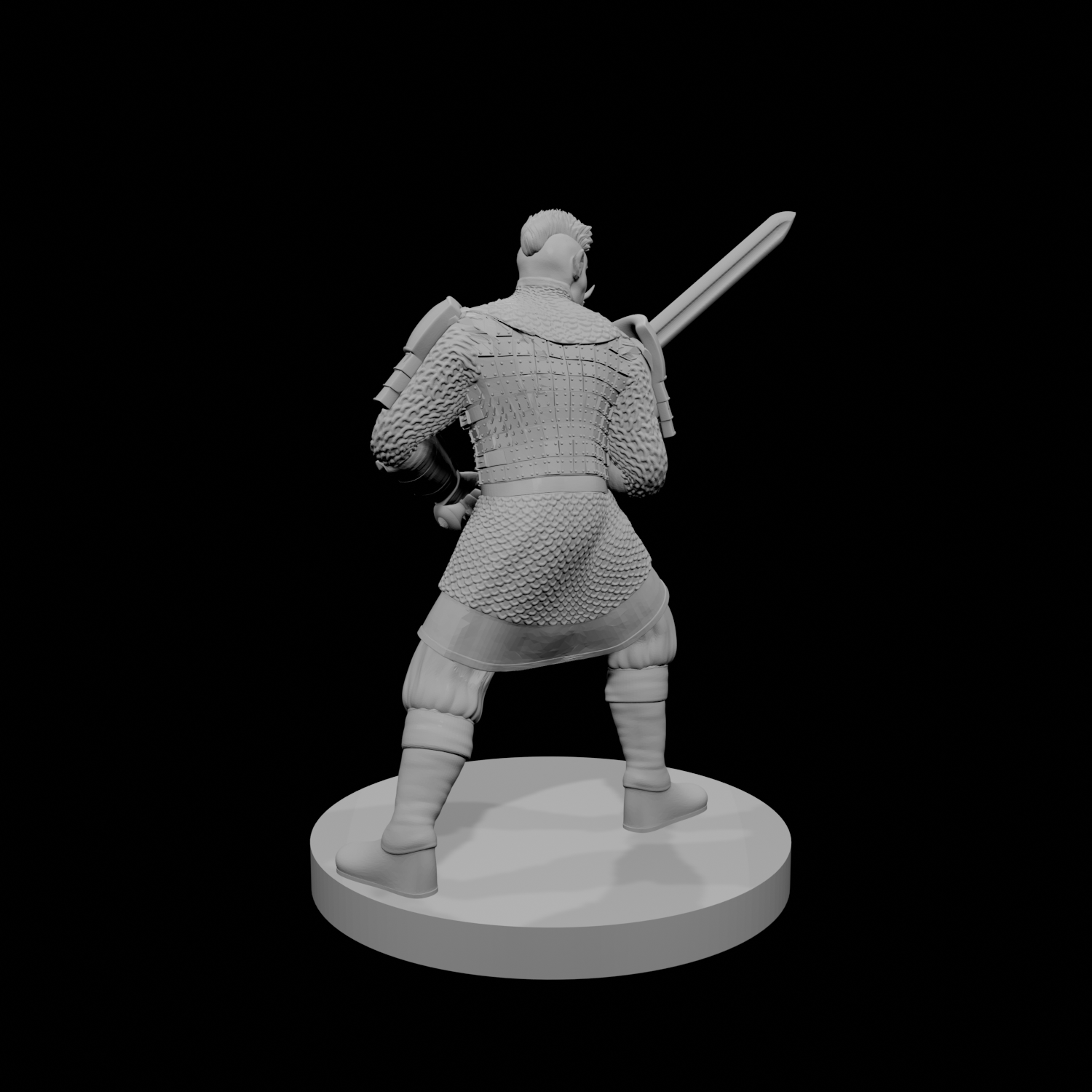 Orc Fighter with greatsword