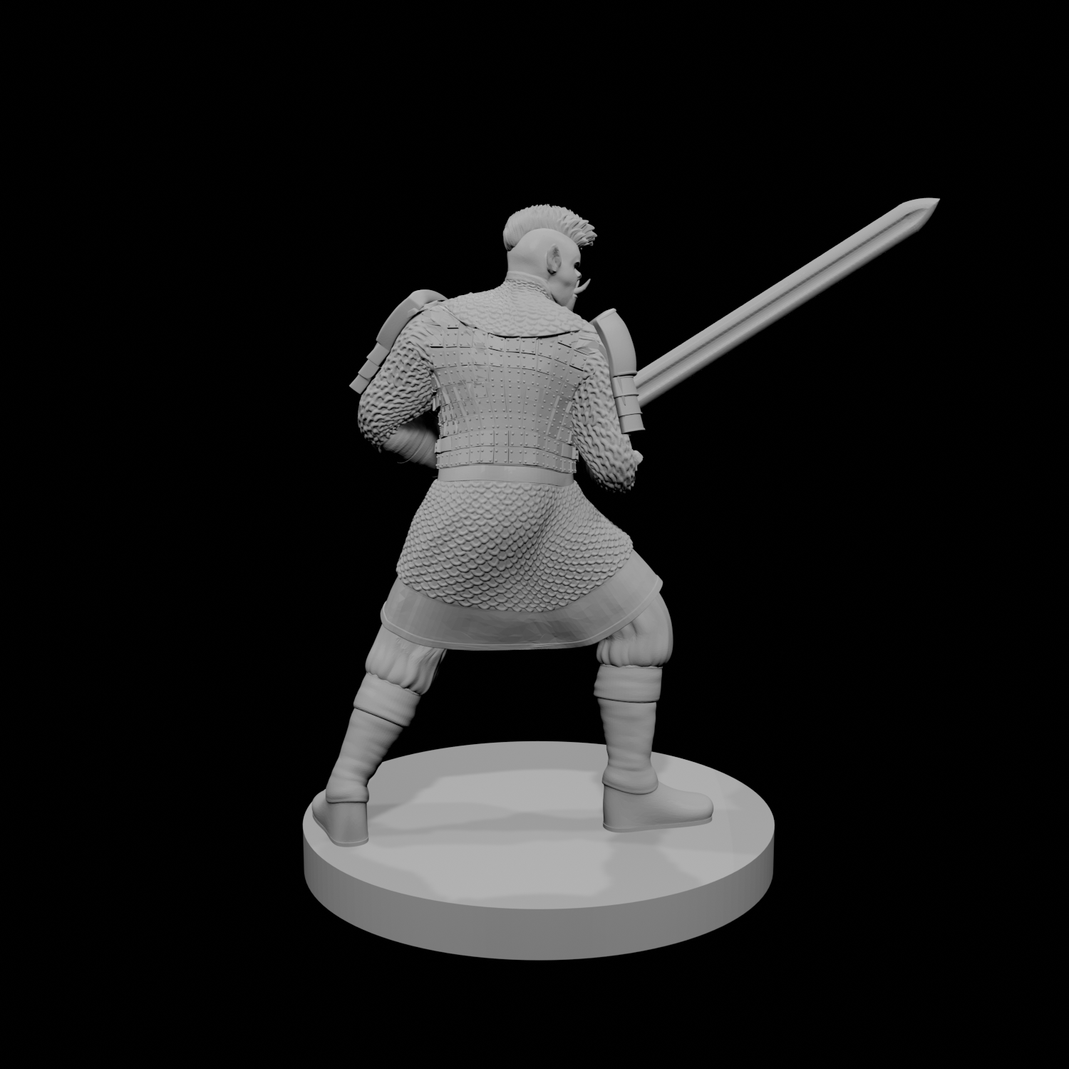 Orc Fighter with greatsword