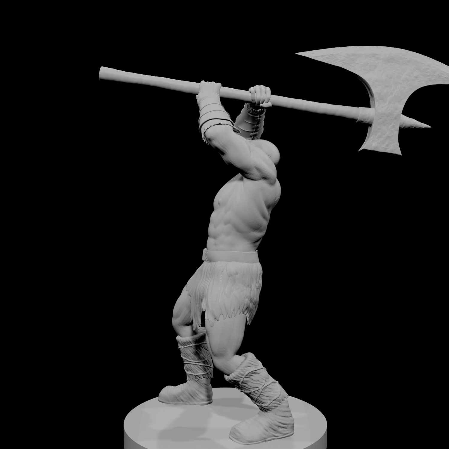 Orc Male Barbarian