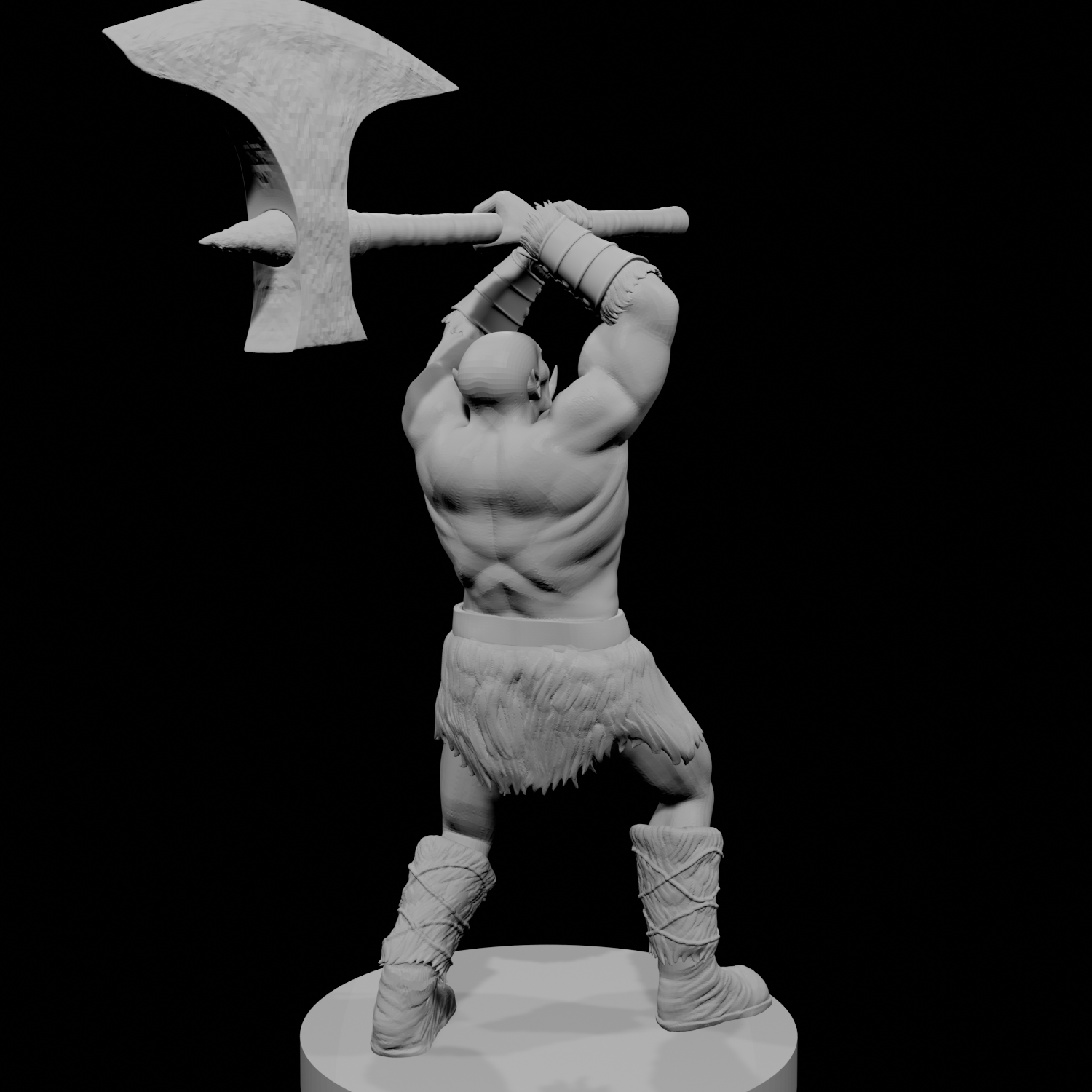 Orc Male Barbarian
