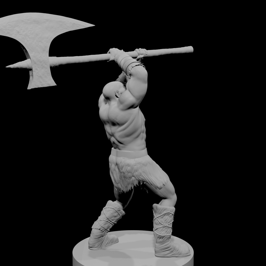 Orc Male Barbarian