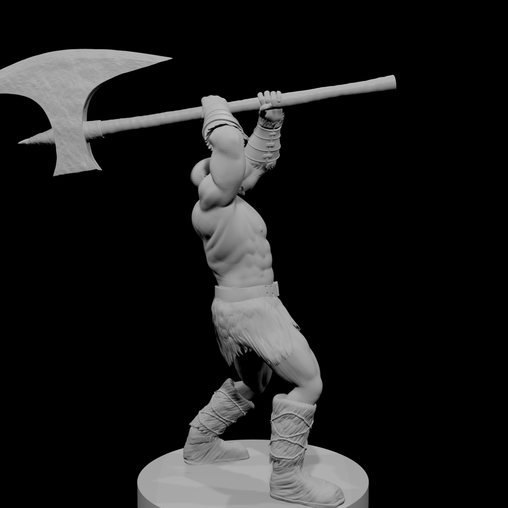 Orc Male Barbarian
